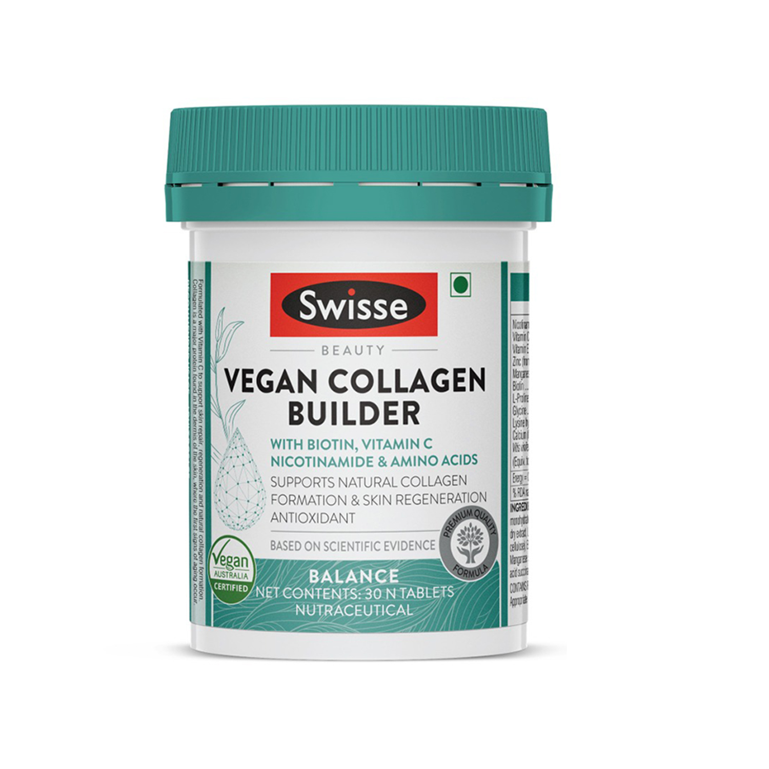 Swisse Vegan Collagen Builder - 30 tablets