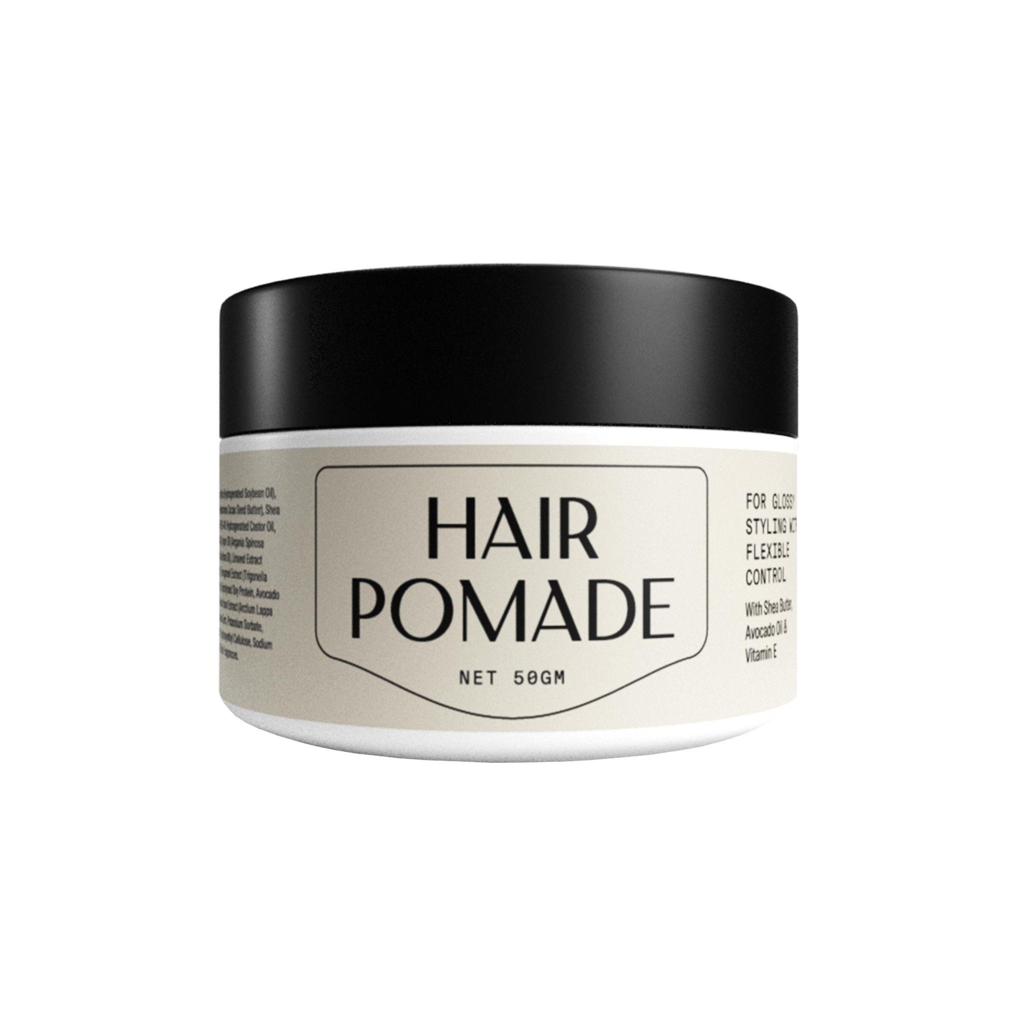 Arata Hair Pomade (50 GM) | Infused With With Shea Butter, Avocado Oil & Vitamin E | For Glossy Styling With Flexible Control