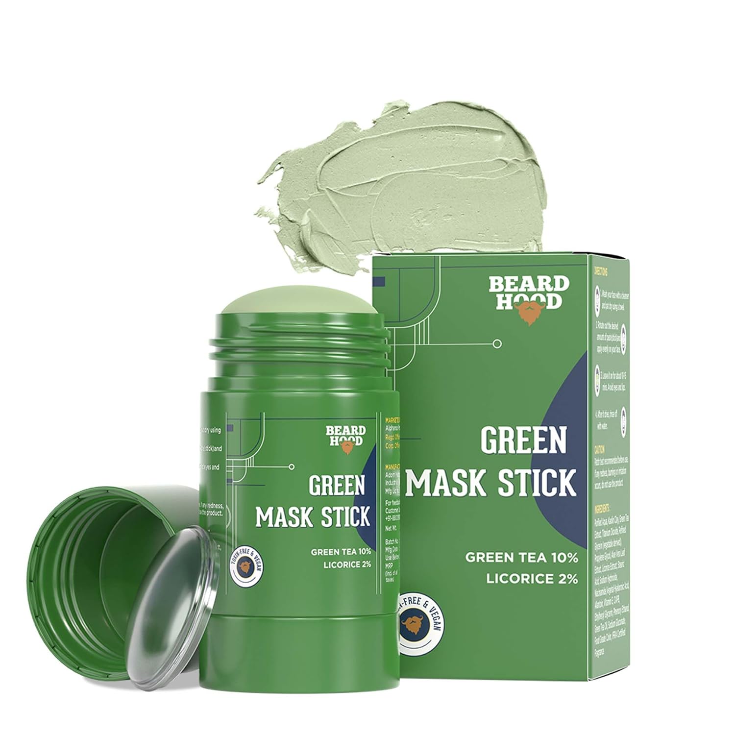 Green Tea Cleansing Mask Stick For Blackheads, Whiteheads & Oil Control 