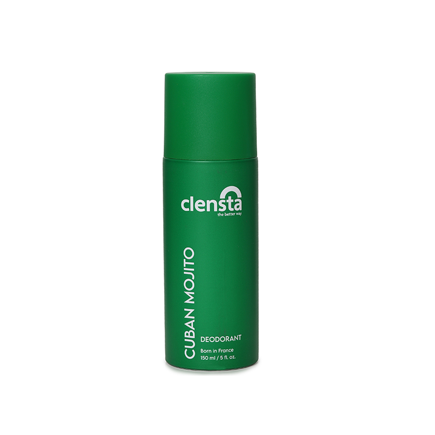 Clensta Body Spray Cuban Mojito Deodorant With Butane & Red Aloe Vera Extract For Long Lasting Perfume & All-Day Freshness For Men & Women 150 ml