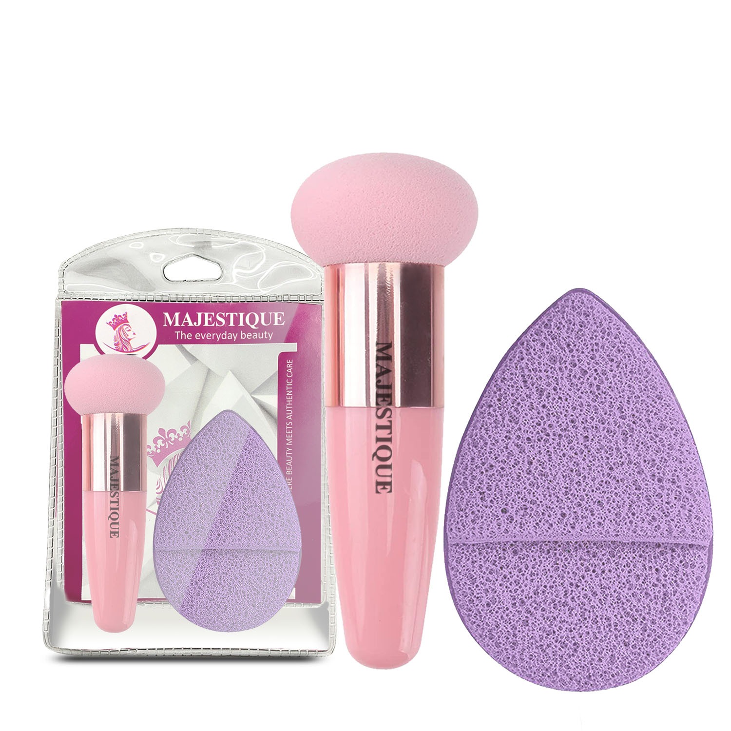 Majestique Facial Cleaning Sponge with Mushroom Head 
