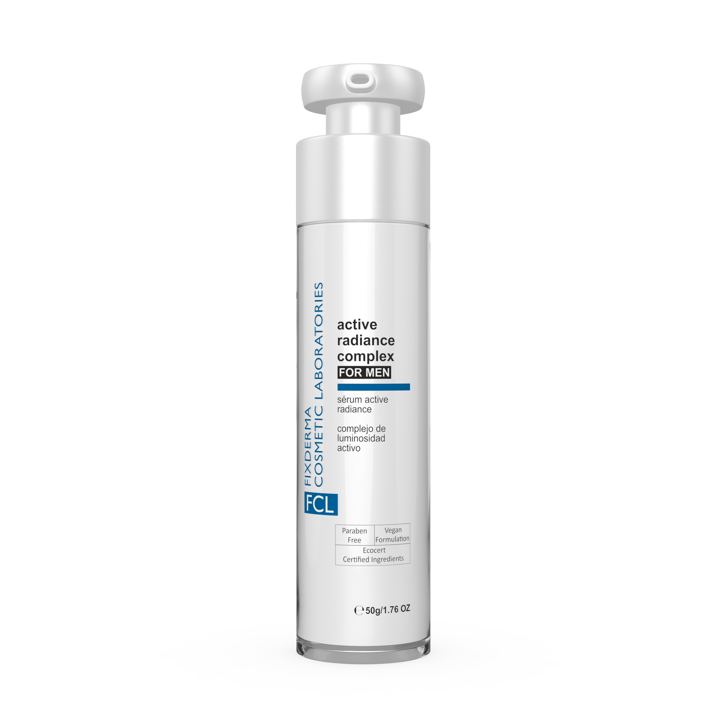 FCL ACTIVE RADIANCE COMPLEX, Serum for Men, prevents ageing, uneven skin tone, Skin Brightening, Day-night serum for men, Provides Hydration, Treats Dark spots & Melasma - 50gm.