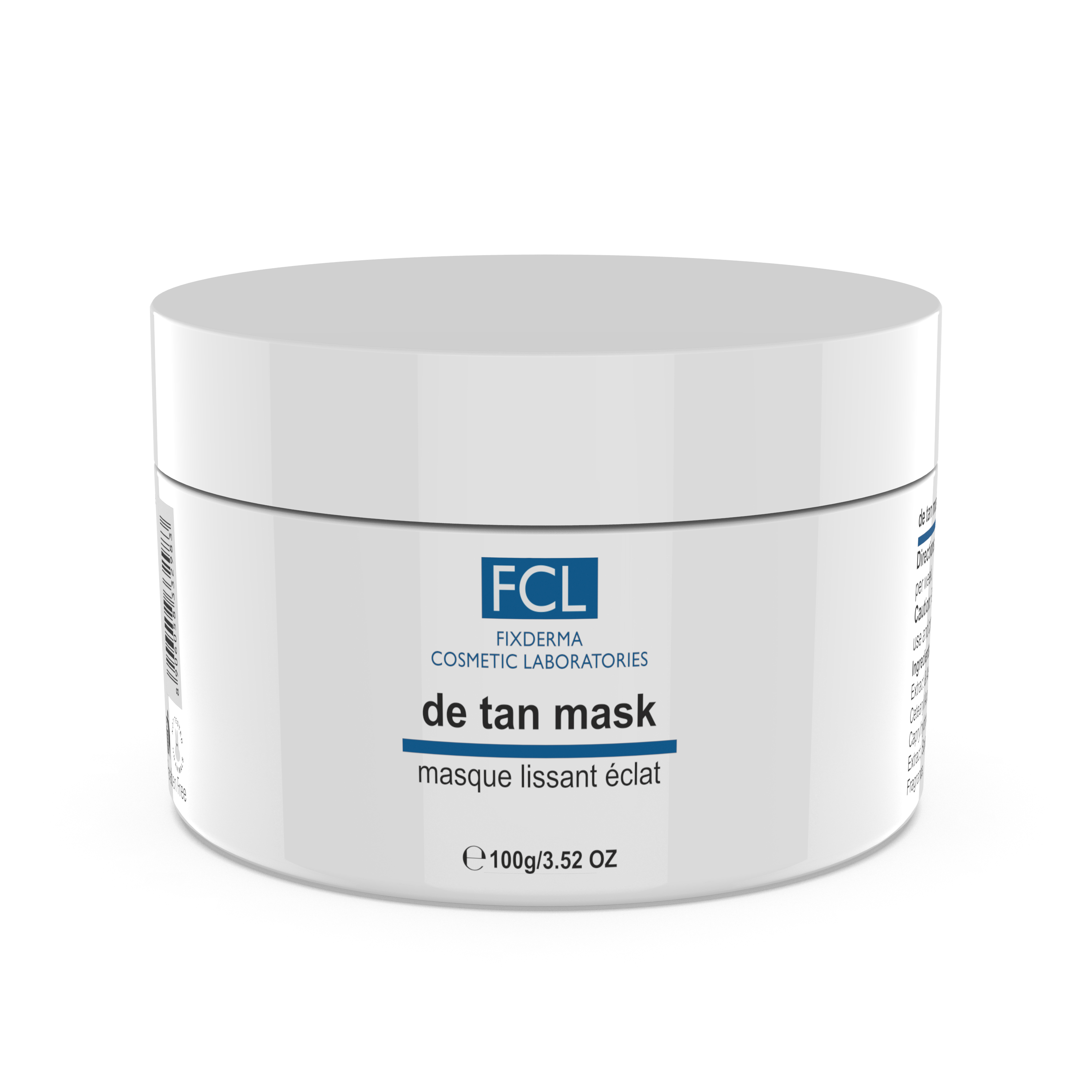 FIXDERMA COSMETIC LABORATORIES De Tan Mask for Tanning & Dark Skin | Cleans pores | Removes blackheads | Improves skin tone & texture |Paraben free- 100g
