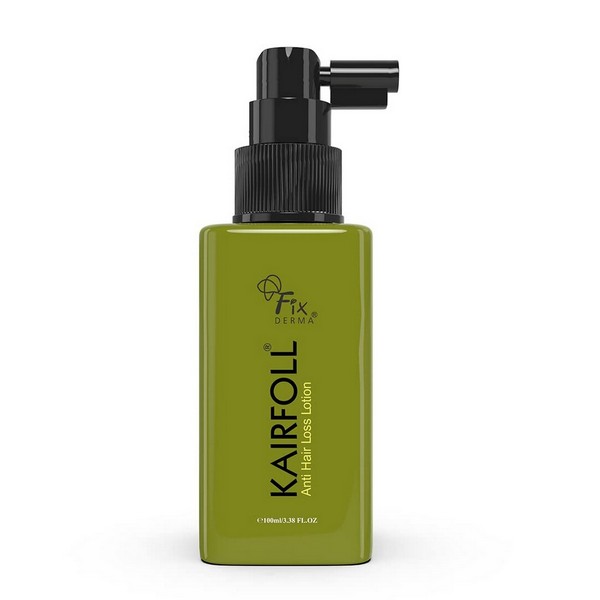 Fixderma Kairfoll Anti Hair Loss Lotion Spray | Amino Acid Lotion for Women & Men | Peptides for Hair | Lotion To Soothe Itchy & Irritated Scalp - 100 ML