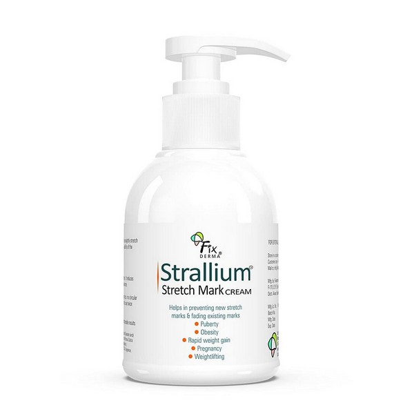 Fixderma Strallium Stretch Mark Cream, Removes Pregnancy stretch marks, Scar removal and Moisturizing Cream, Stretch mark remover for Stomach, thighs & all body parts