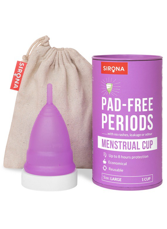 Reusable Menstrual Cup with Medical Grade Silicon - Large (1 Unit)