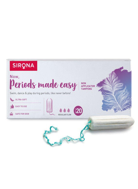 Sirona FDA Approved Premium Digital Tampon (Medium Flow) - 20 Tampon