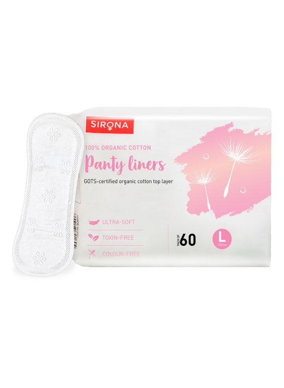 Ultra Thin Premium Panty Liners For Regular Flow - Large (60 liners) 