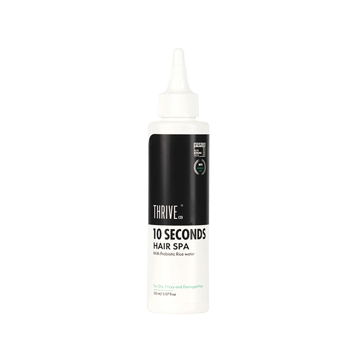 ThriveCo 10 SECONDS Hair Spa | For Instant Shine, Soft & Smooth Hair | With Hyaplex™, Hyaluronic Acid & Probiotic Rice Water | Repairs Dry, Frizzy and Damaged hair | 150 ml