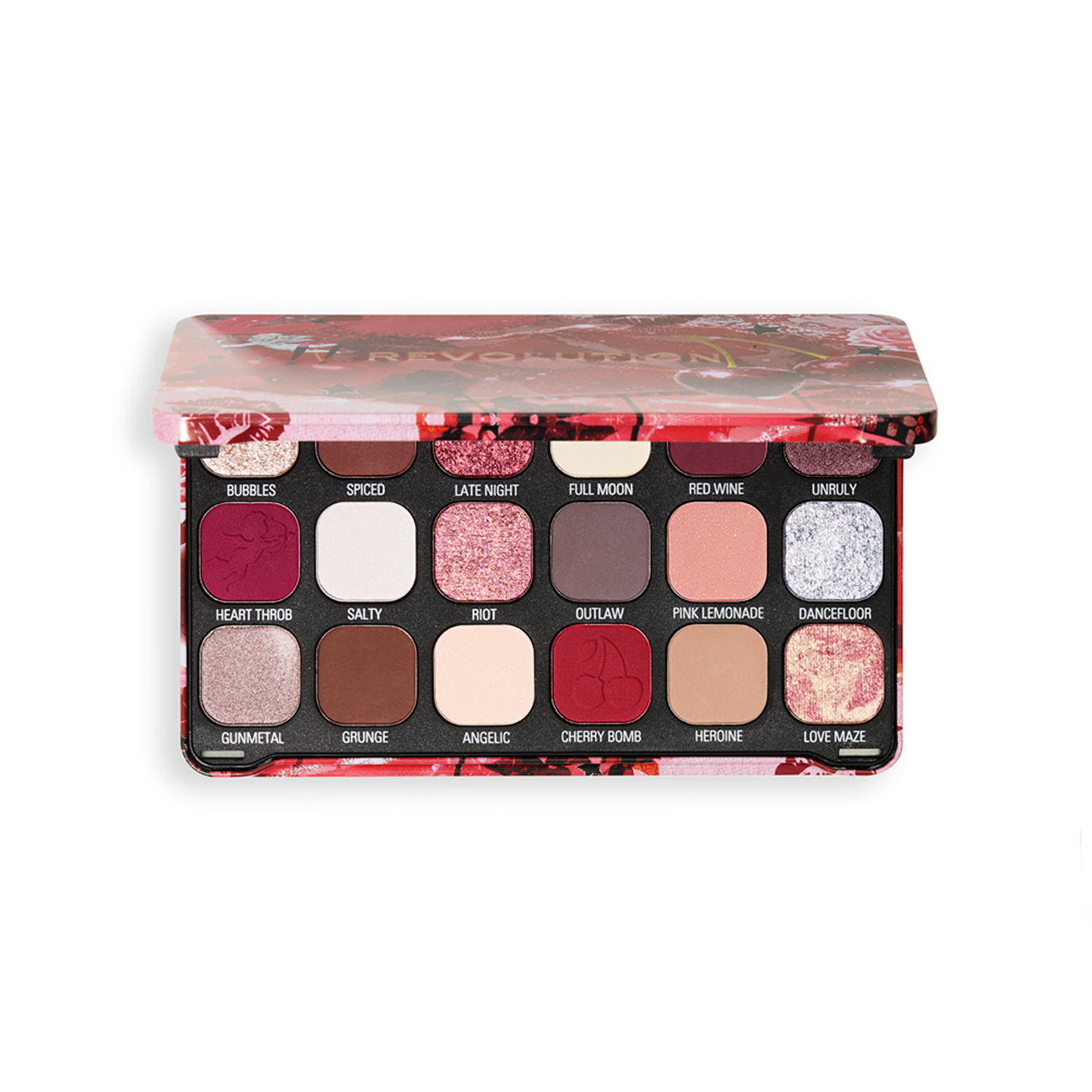 Makeup Revolution Forever Flawless Palette Cherry Rebel Red
