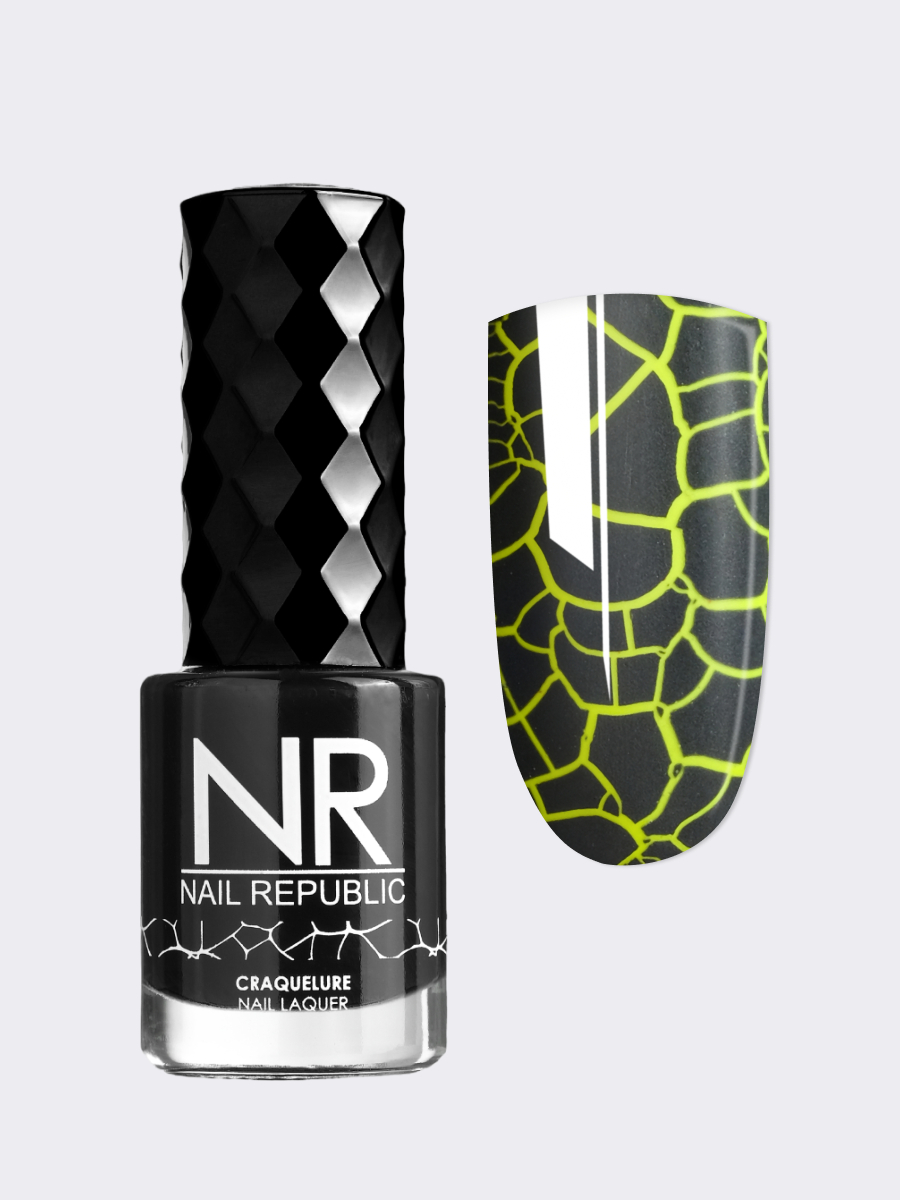 NR Polish CRAQUELURE 01, Black (10 ml)