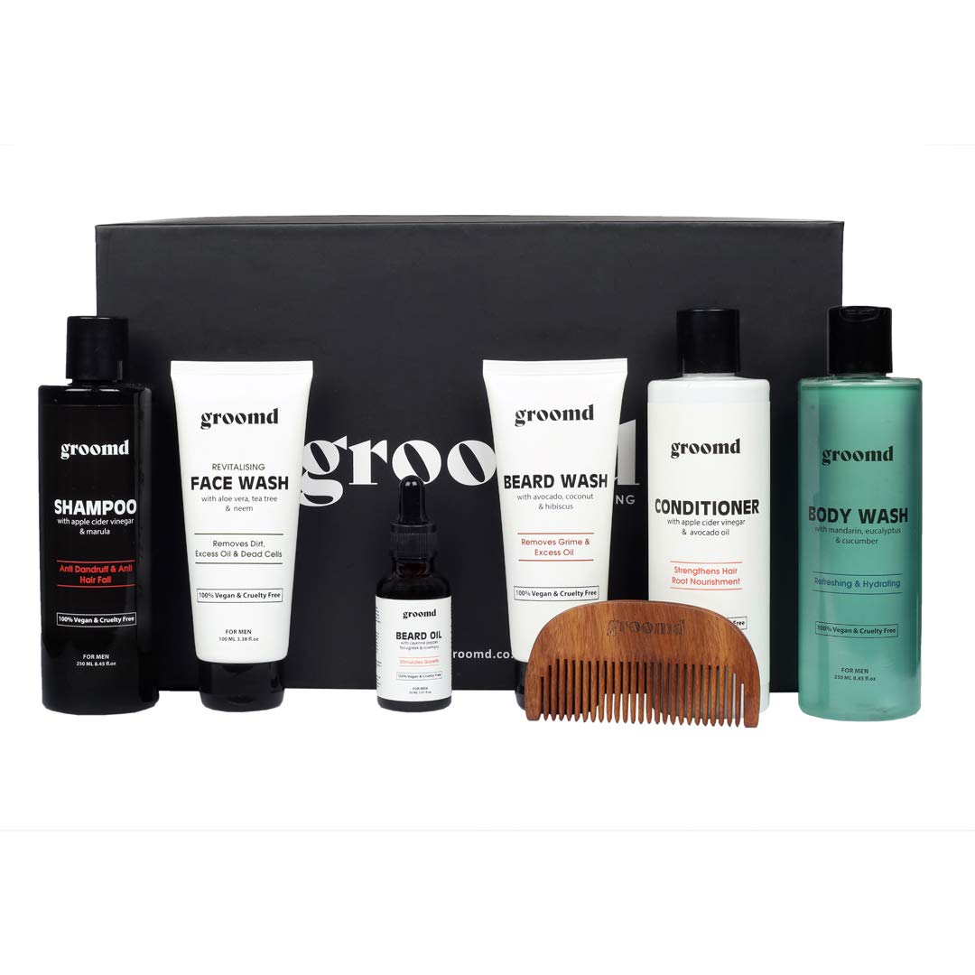 Groomd Bath & Beard Kit