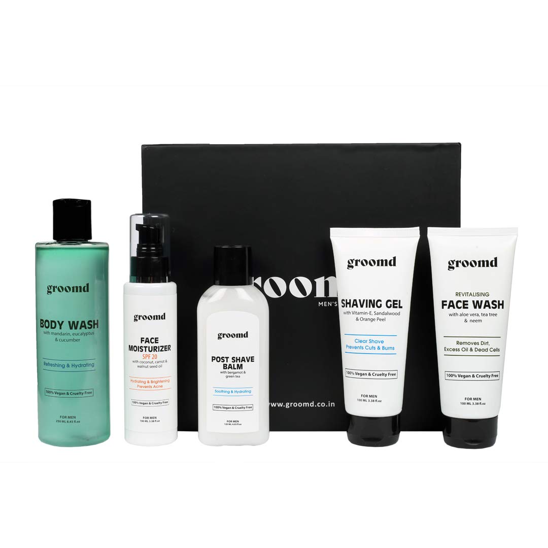 Groomd Shave and Body Kit - Pack of 5