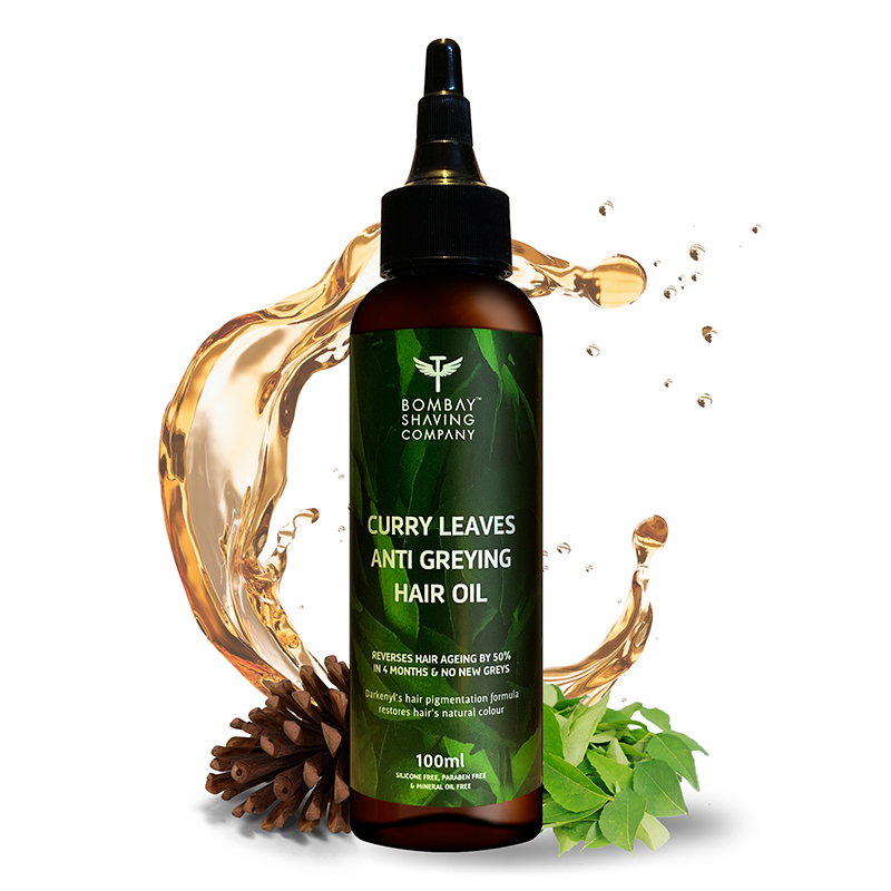 Bombay Shaving Company Anti Greying Hair Oil, 100ml