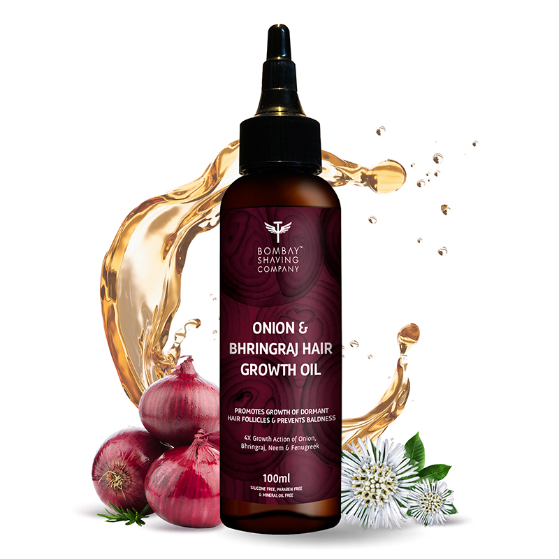 Bombay Shaving Company Onion and Bhringraj Hair Oil, 100ml