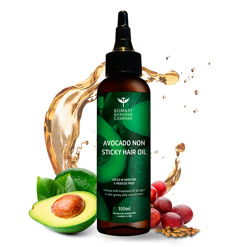 Bombay Shaving Company Avocado Moisturising Hair Oil, 100ml
