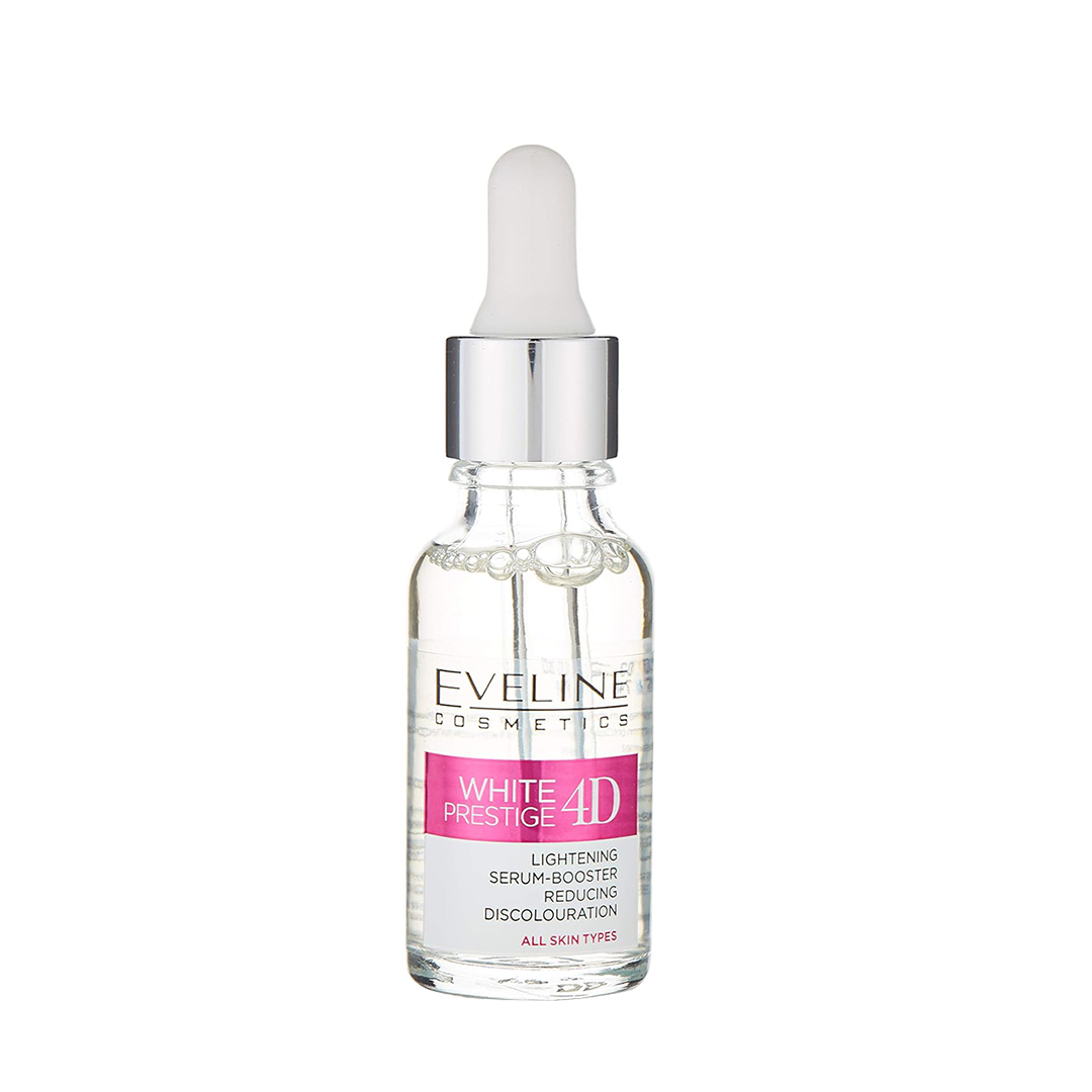 Eveline Cosmetics White Prestige 4D Lightening Serum-Booster Reducing Discolouration 18Ml
