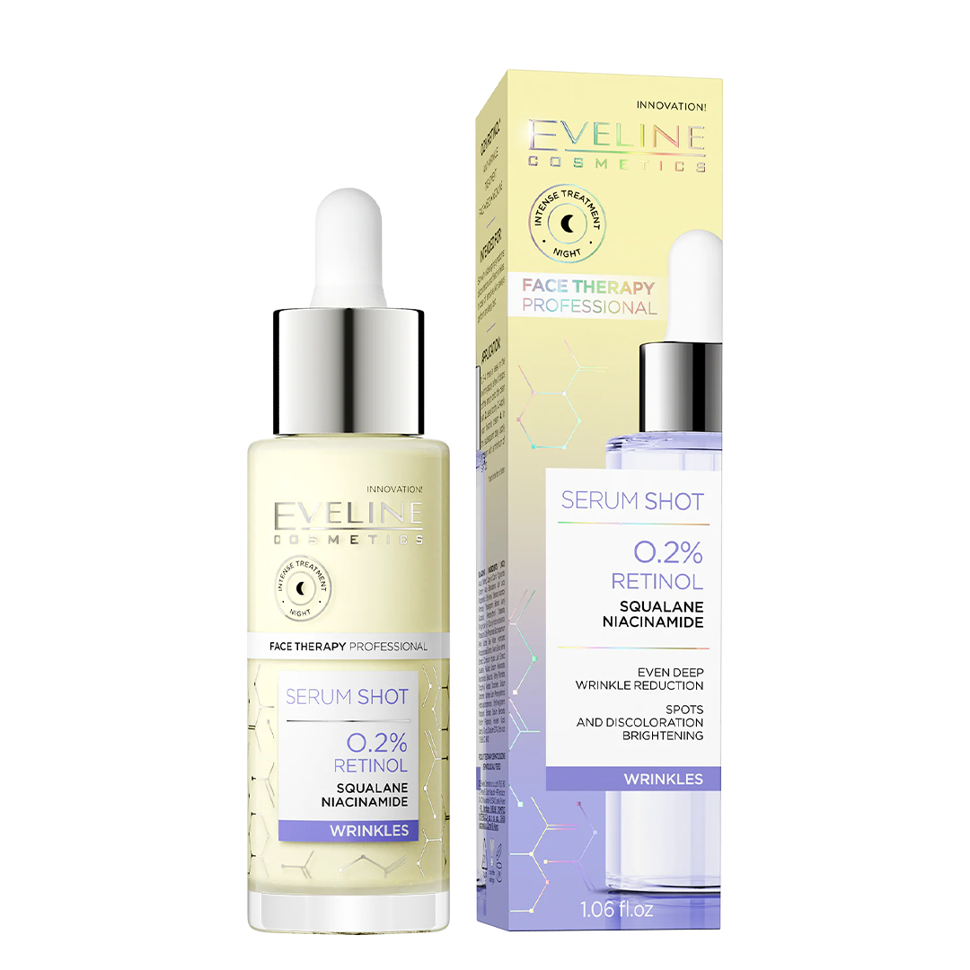 Eveline Cosmetics Serum Shot 2% Retinol Wrinkles 30Ml
