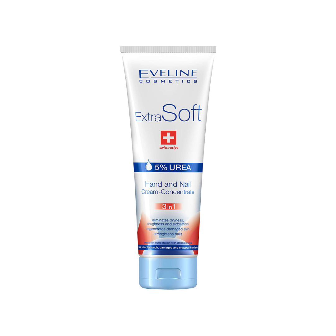 Eveline Cosmetics Extra Soft Hand And Nail Cream-Concentrate 3 In 1 100 Ml