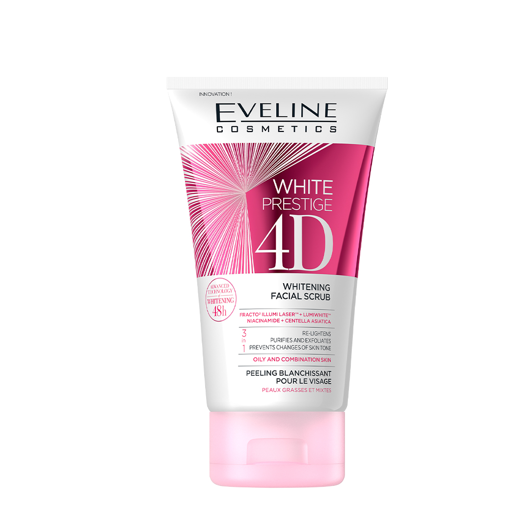 Eveline Cosmetics White Prestige 4D Whitening Facial Scrub 150Ml