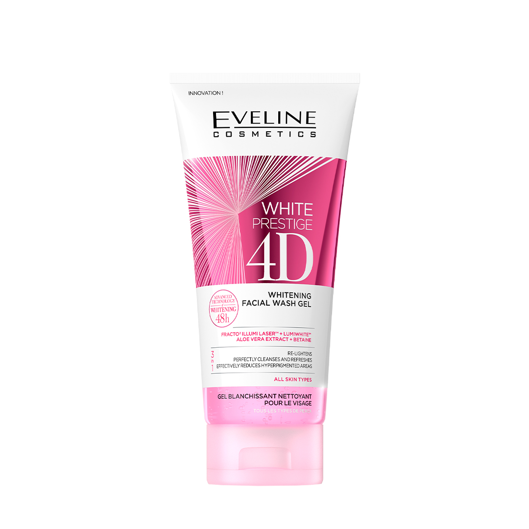 Eveline Cosmetics White Prestige 4D Whitening Facial Wash Gel 200Ml