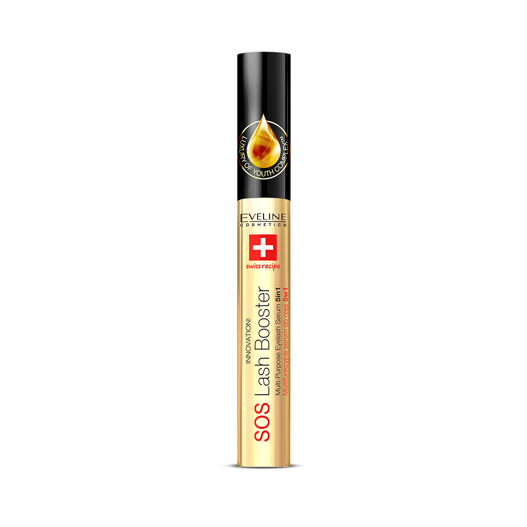 Eveline Cosmetics Sos Lash Booster Eyelash Serum 5In1 With Argan Oil