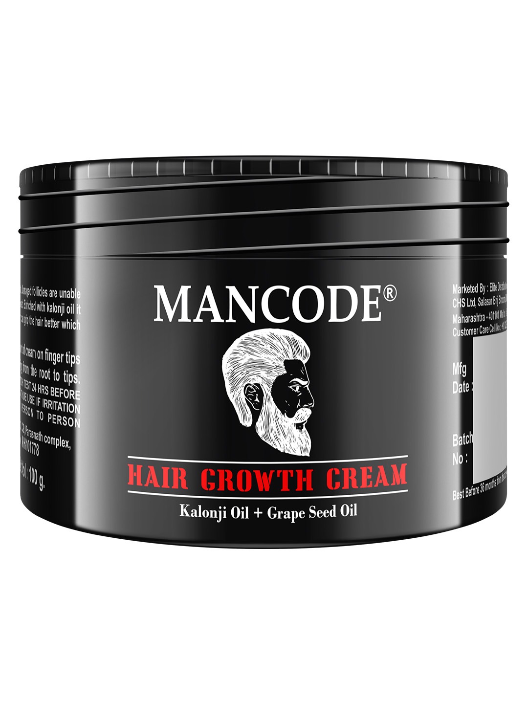 Mancode Hair Growth Cream, 100gm