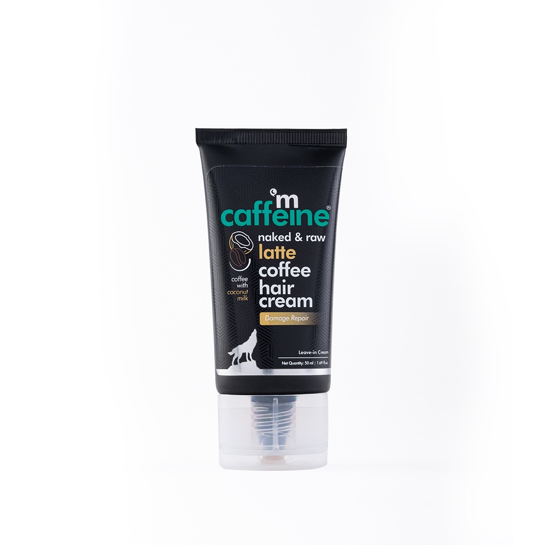 mCaffeine Post Shower Latte Coffee Leave-In Hair Cream with Coconut Milk