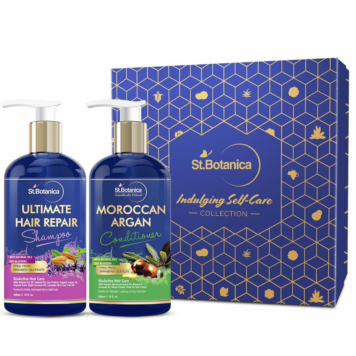 St.Botanica Ultimate Hair Repair Shampoo + Moroccan Argan Hair Conditioner 300ml