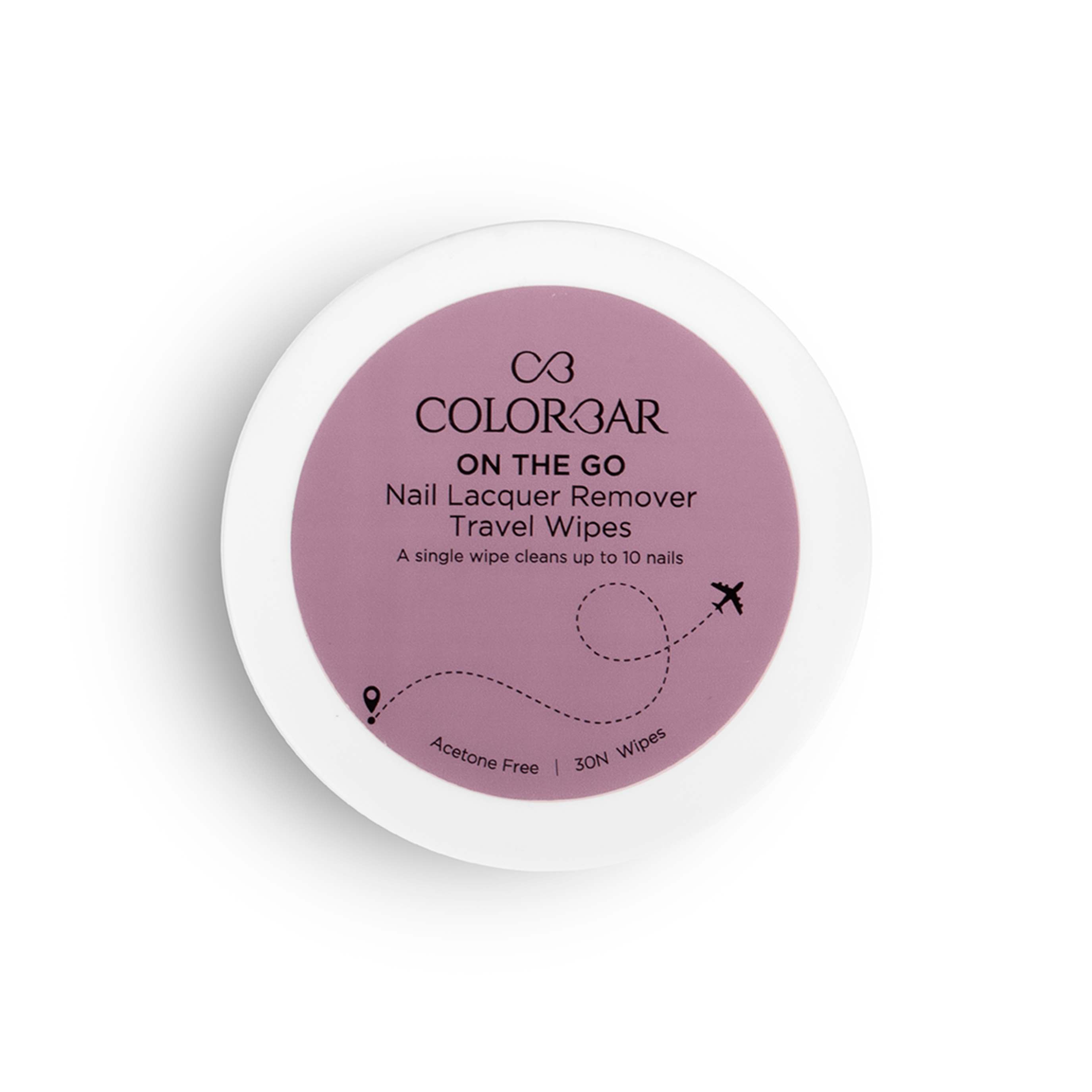 On The Go Nail Lacquer Remover Wipes - Rainbow Bouquet-007 (30 wipes)