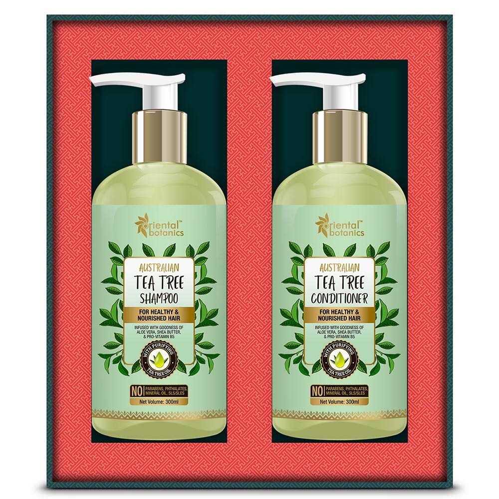 Oriental Botanics Australian Tea Tree Shampoo + Conditioner (300ml each)
