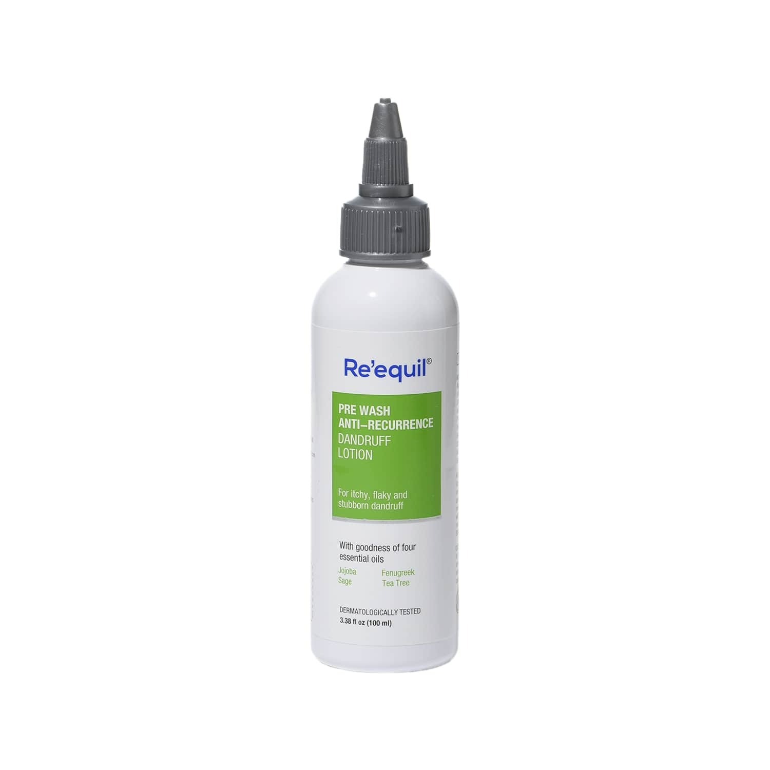 Re'equil Pre Wash Anti-Recurrence Dandruff Lotion for Severe, Greasy, Flaky Dandruff 100ml