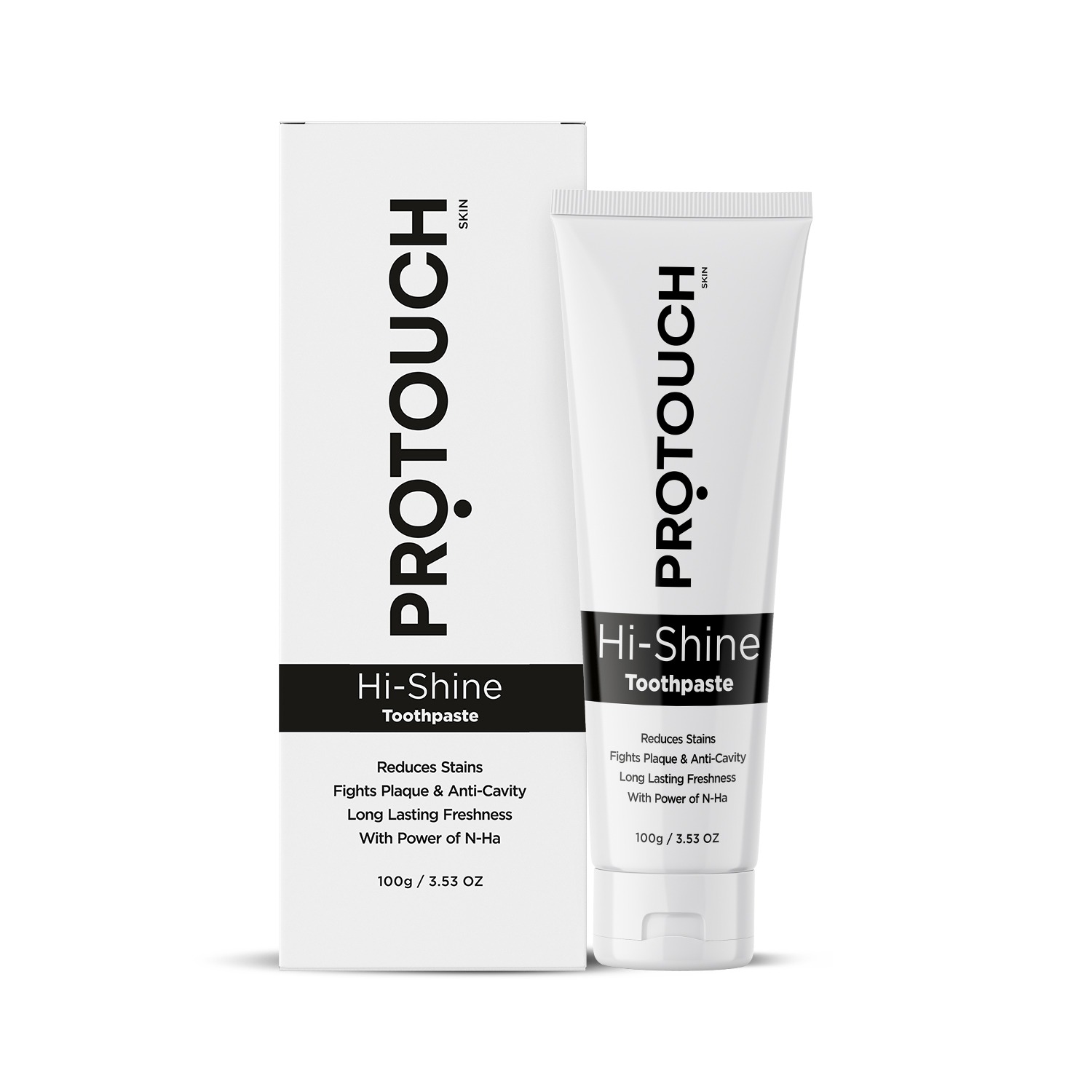 PROTOUCH Hi Shine Toothpaste With Charcoal
