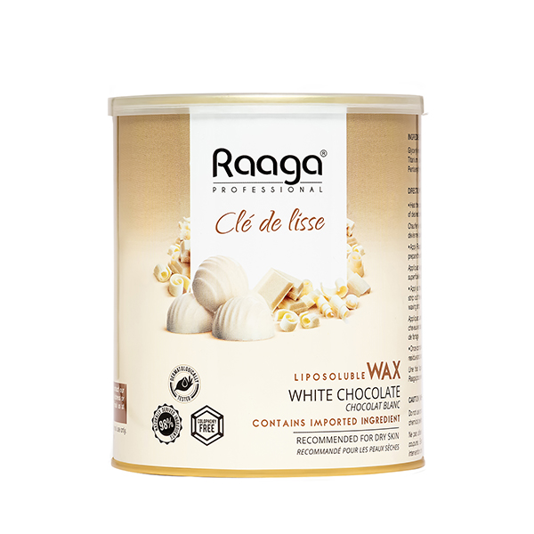 Raaga Professional Liposoluble Wax, White Chocolate, 800 ml