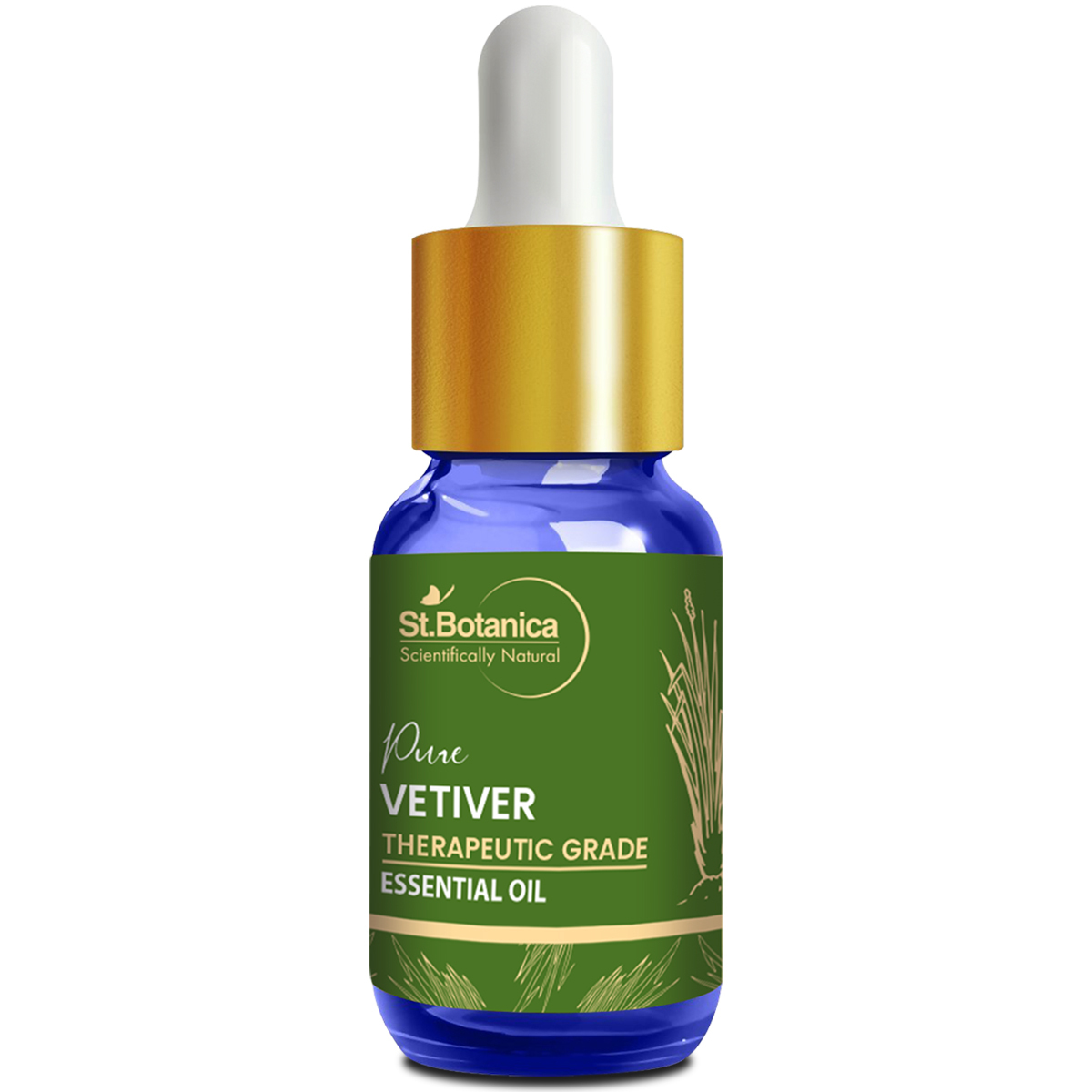 St.Botanica Pure Vetiver Essential Oil, 15ml