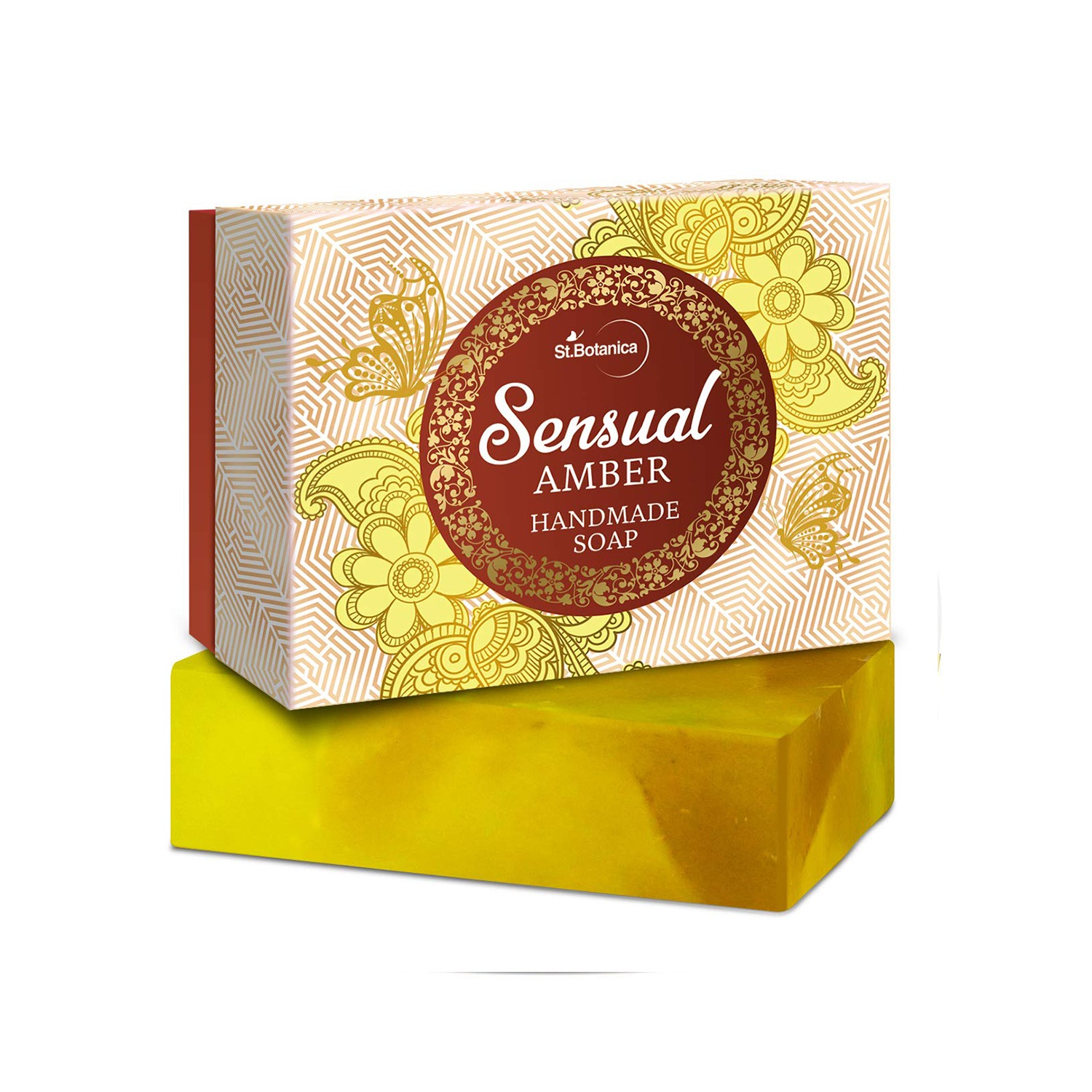 St.Botanica Sensual Amber Handmade Luxury Soap 125G (STBOT547)