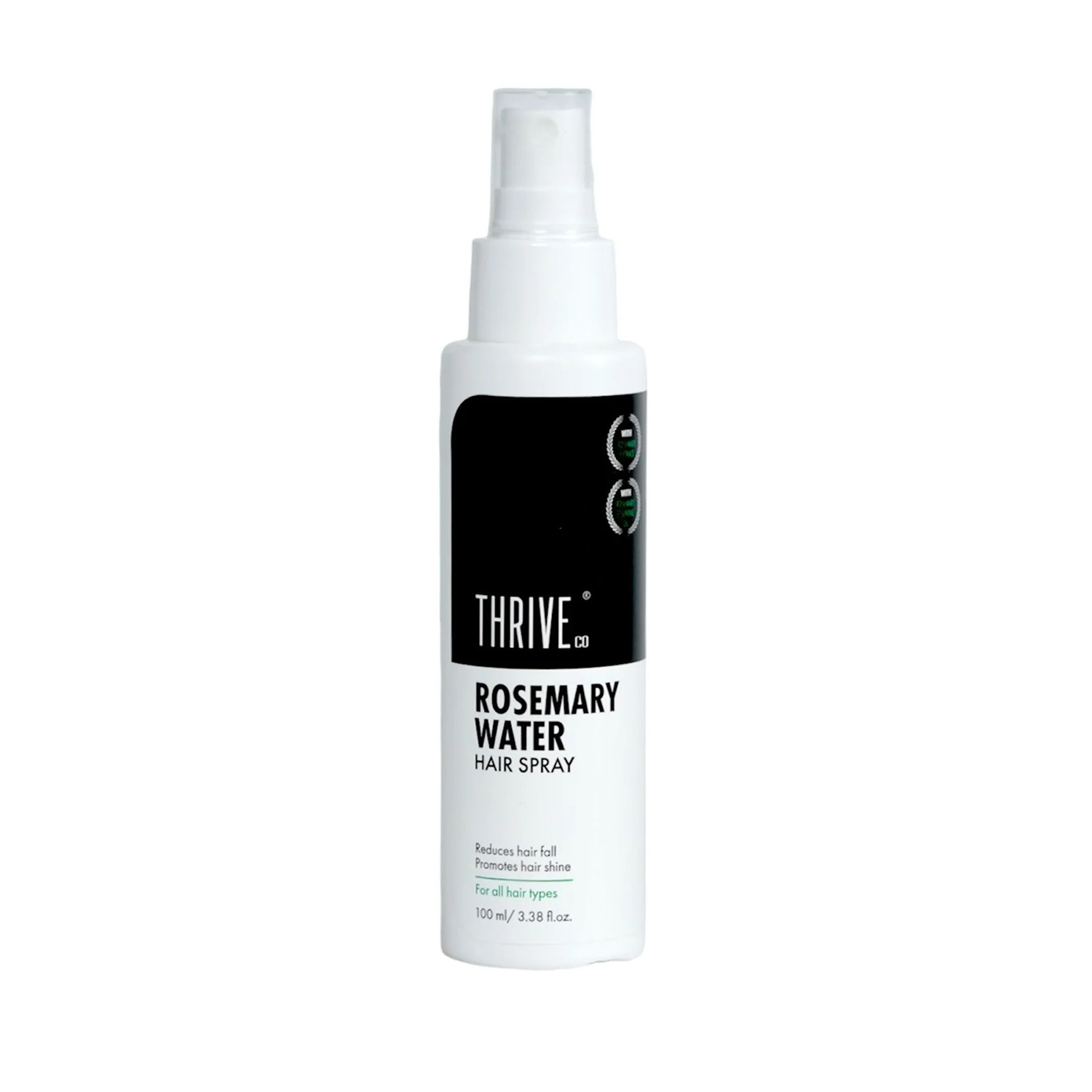 ThriveCo Rosemary Water Hair Spray | With 100% Natural Rosemary Extract, Rice Water & Hyaluronic Acid | Men & Women, 100ml 