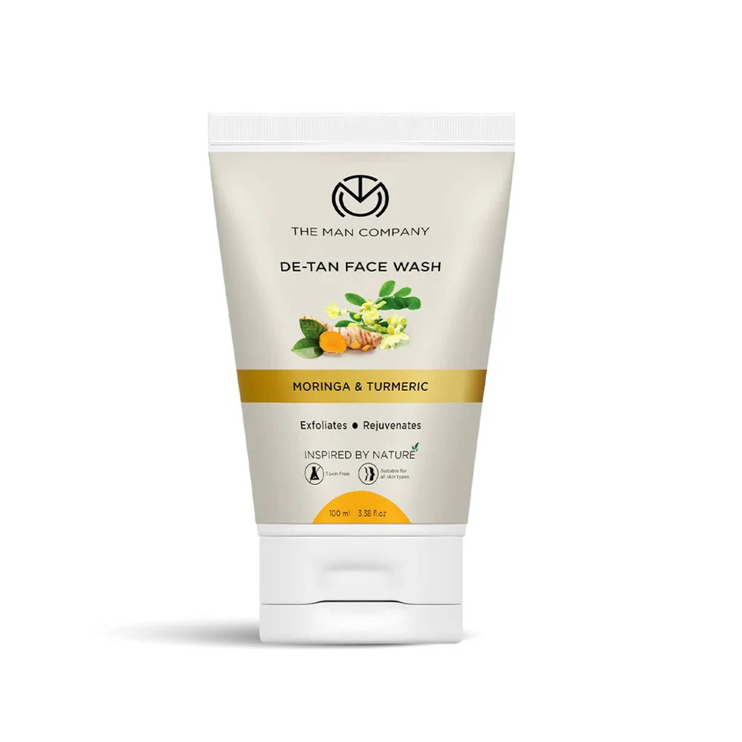 The Man Company De-tan Facewash With Turmeric & Moringa(100ml)