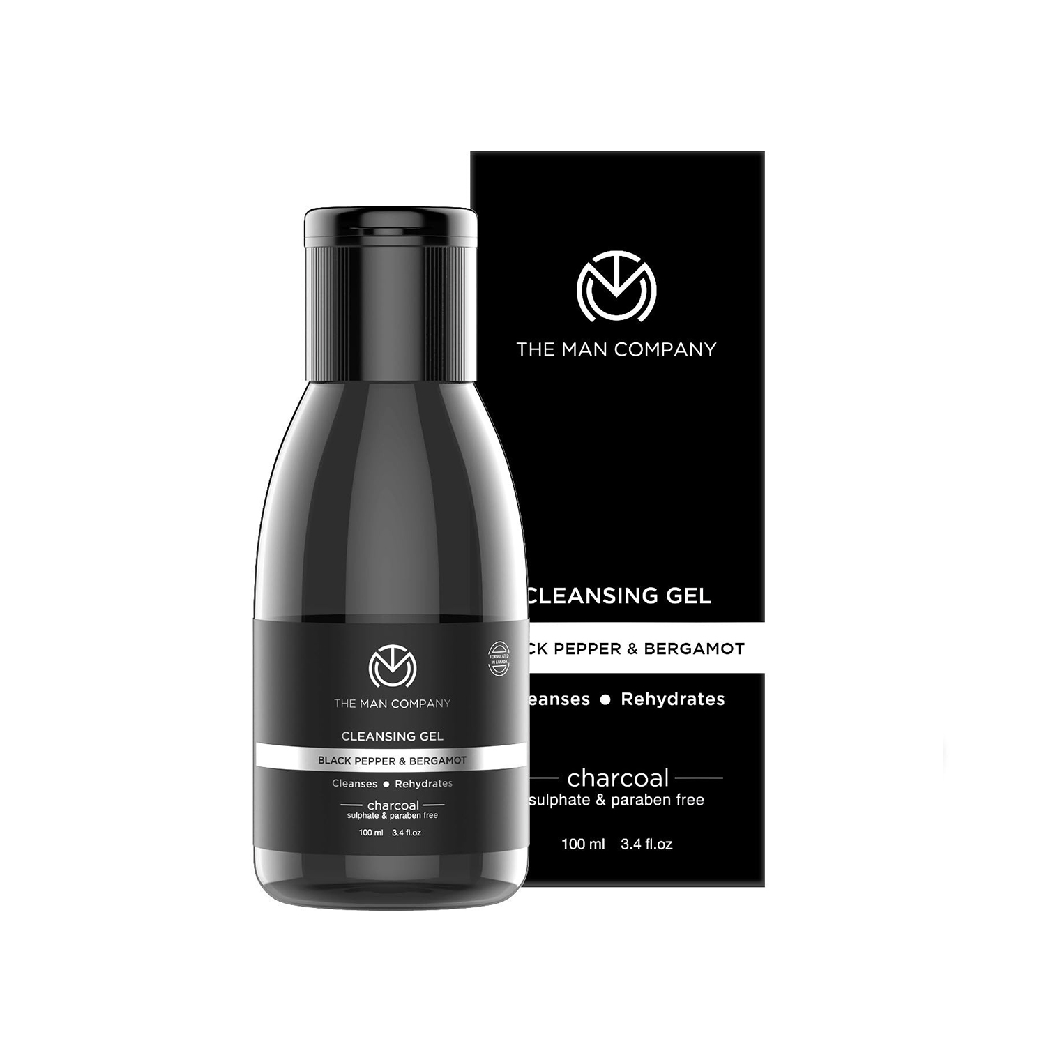 Black Pepper & Bergamot | Charcoal Cleansing Gel