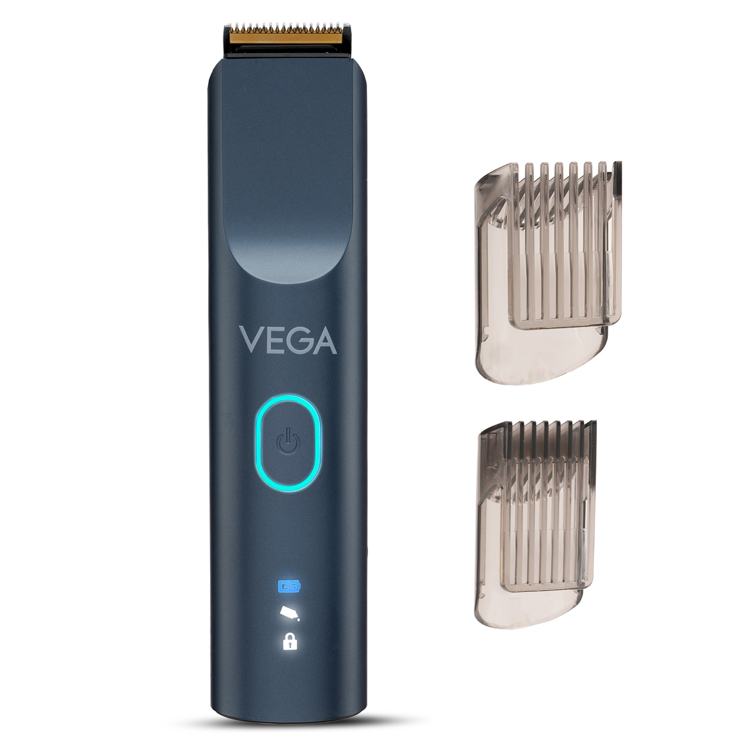 Vega SmartOne S2 Trimmer Men, 160 mins Runtime, IPX7 Waterproof & 40 Length Settings, (VHTH-31), Blue