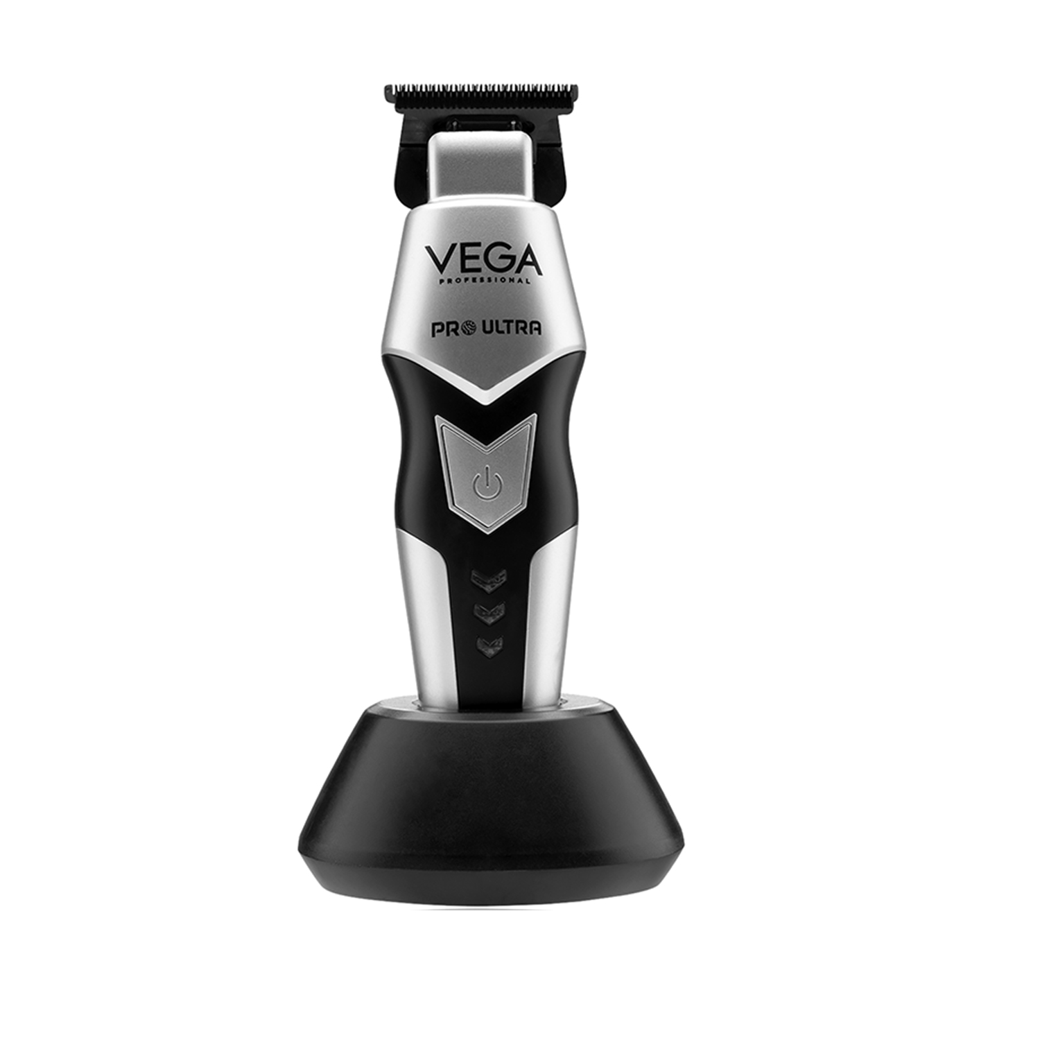 VEGA PROFESSIONAL Pro Ultra Professional Hair Trimmer with BLDC Motor, 7500 RPM Motor 2x Motor Life, 360 Min Runtime, 90min Charging Time for Perfect for Salon, Silver & Black (VPPHT-09)