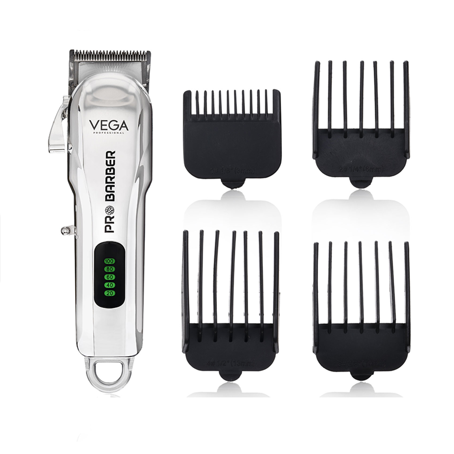 VEGA PROFESSIONAL Pro Barber Hair Clipper for Barbers and Home Use with Japanese Stainless-Steel Taper Blades, 240 Mins Runtime and 6000 RPM (VPVHC-09)