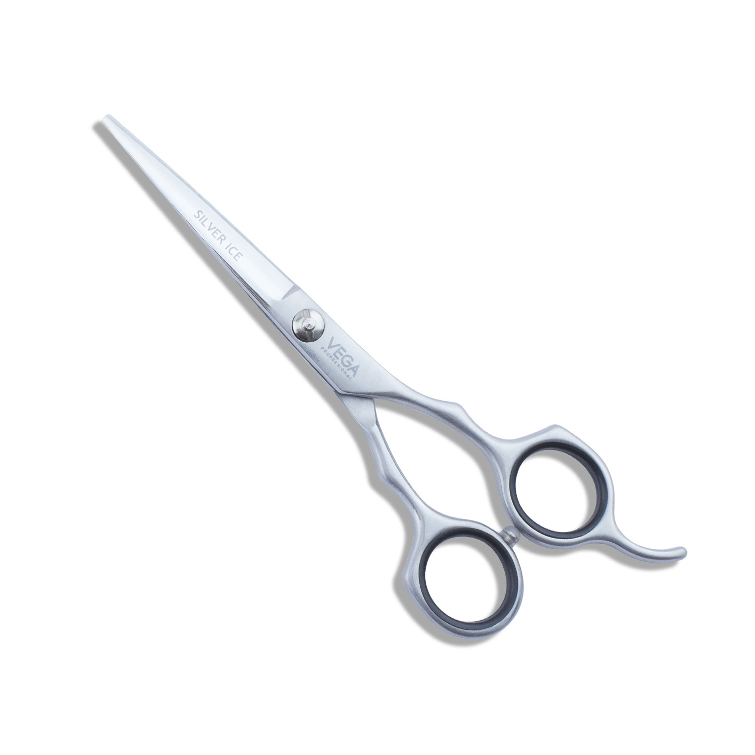VEGA PROFESSIONAL Silver Ice 5.5" Silver line Hairdressing Scissor, (VPVSC-26)