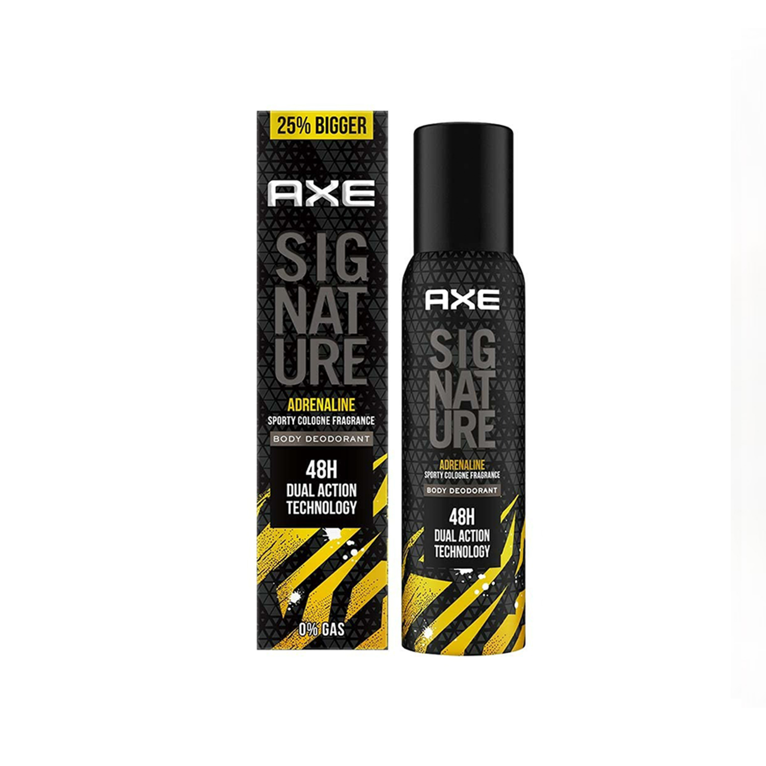 Axe Signature Adrenaline No Gas Body Deodorant For Men 154 ml